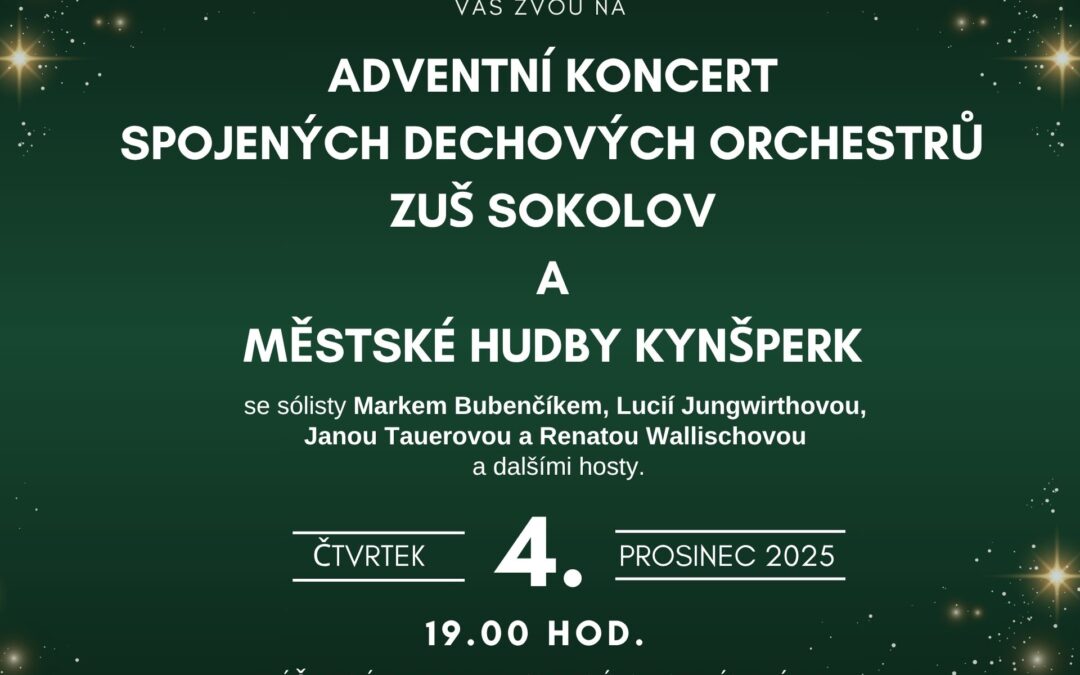 Adventní koncert dechových orchestrů
